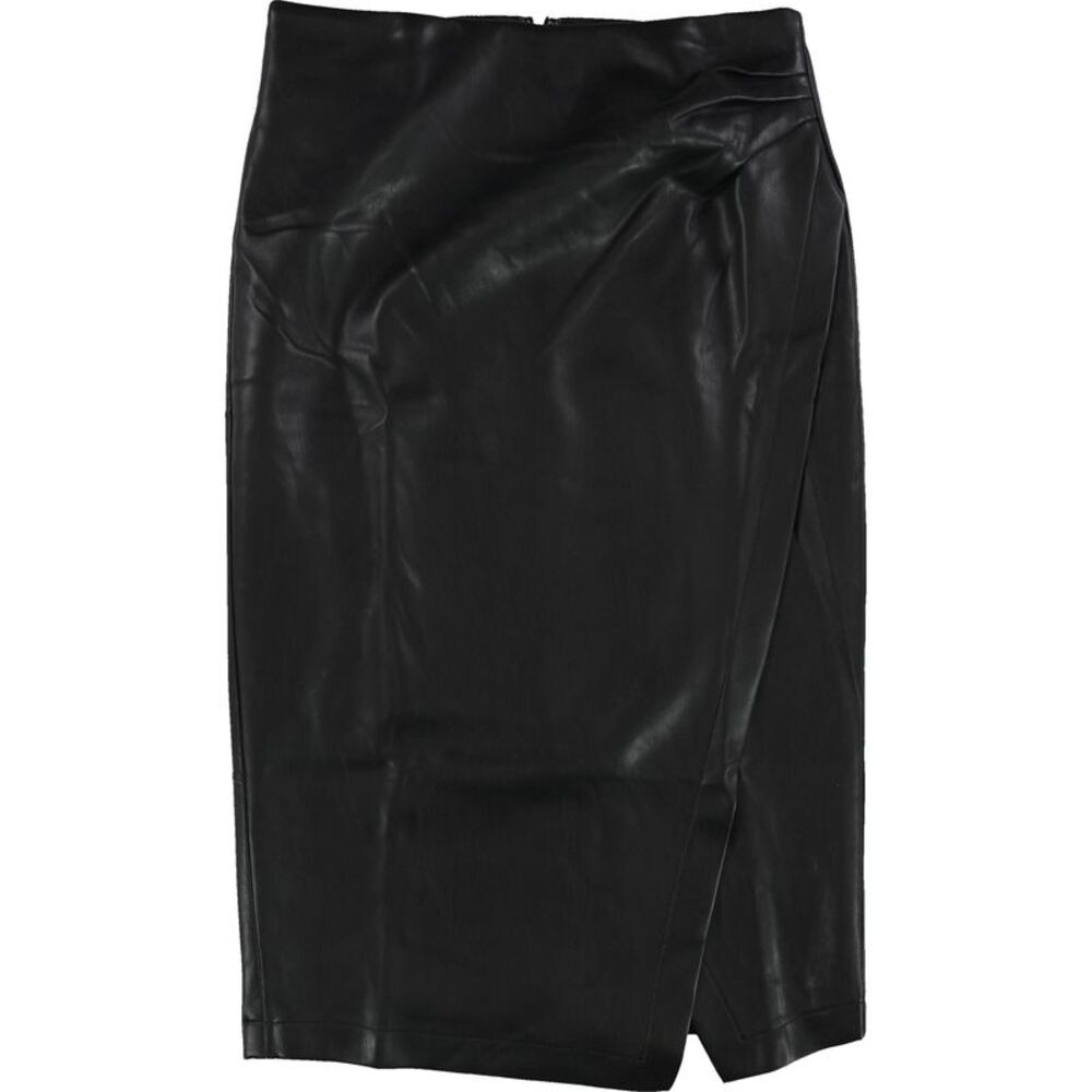 T Tahari Womens vegan leather Wrap Skirt, NWT